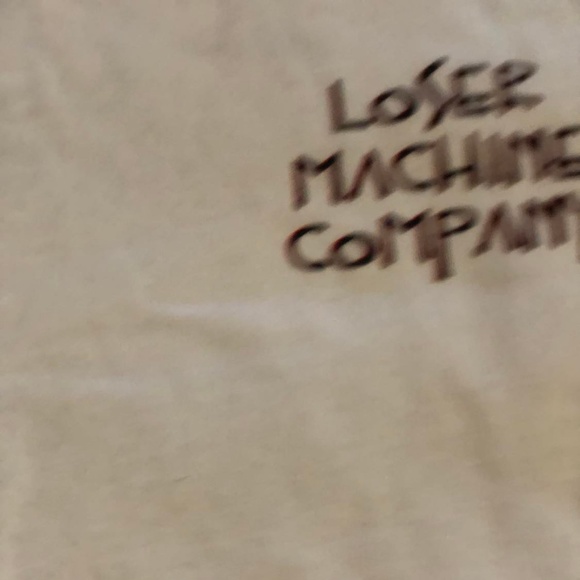 LOSER MACHINE T SHIRT , WHITE, FRONT LOGO , BACK PRINT , XL - Picture 2 of 4